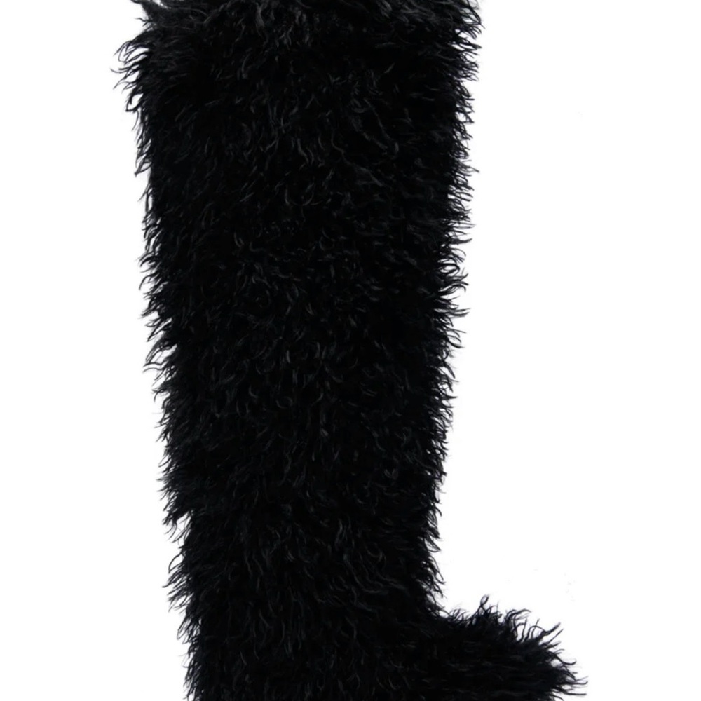 Azalea Wang Templeton Black Poodle Faux Fur